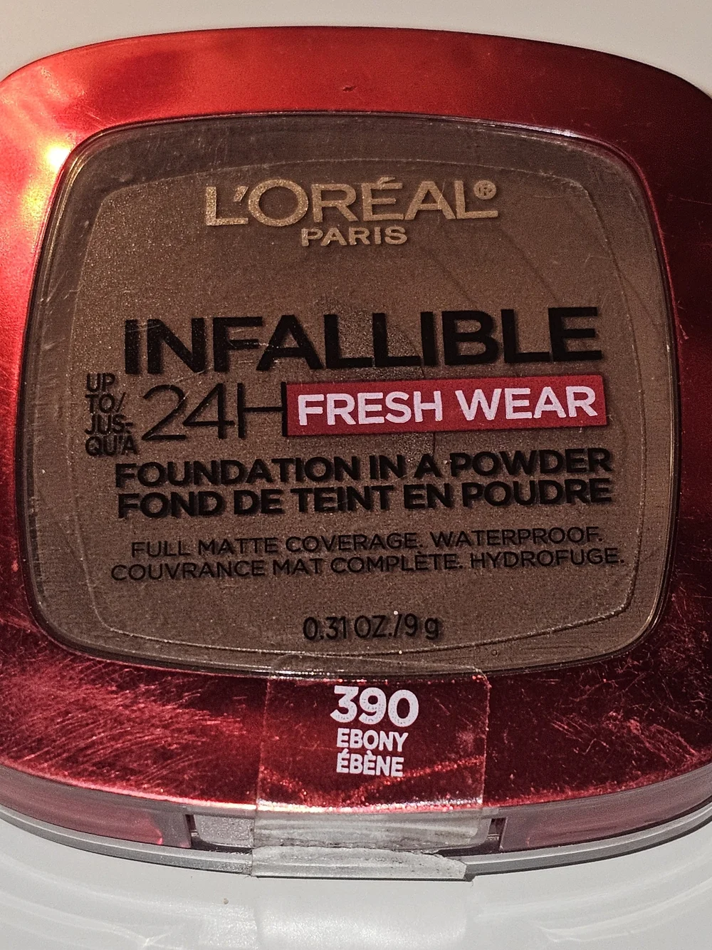 L'Oreal Infallible Fresh Wear Powder Foundation — Ebony (Brown)-Set Of 2